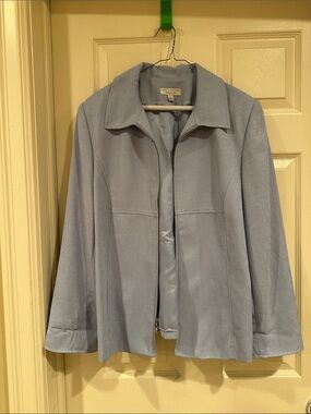 Lord & Taylor Light Blue Women's Blazer Jacket